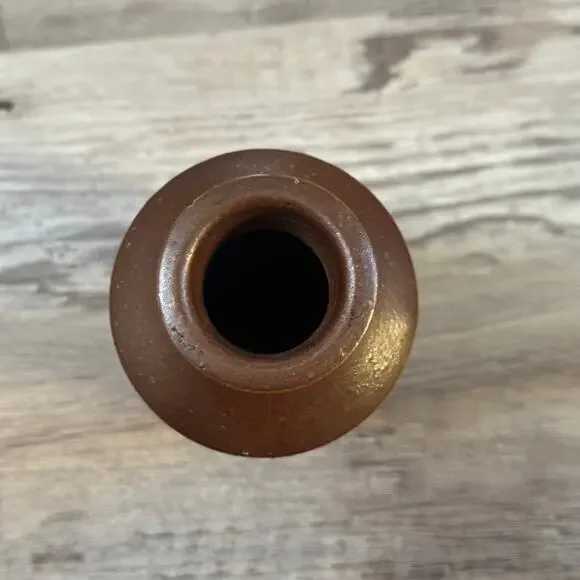 Antique Stoneware Bottle Garage Anglais London Paris Apothecary Vase - Picture 5 of 7